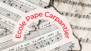 Rentrée en musique Pape Carpantier 2