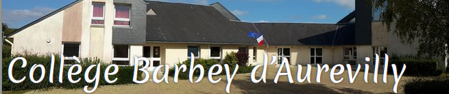 Bannière Collège Barbey d'Aurevilly