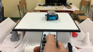 3ème entrainement robots télécommande Juin 2022 collège Felix Buhot