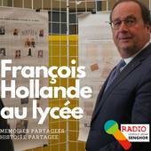 François Hollande en visite au lycée Senghor