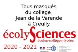 Ecolyscience 2020-2021 Creully Les masques lavables
