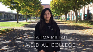 Interview de Fatima Miftah, AED