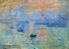 Présentation d'Impression, soleil levant de Claude Monet par Emma, Ismaël et Grégoire (6e2)