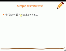 Simple distributivité